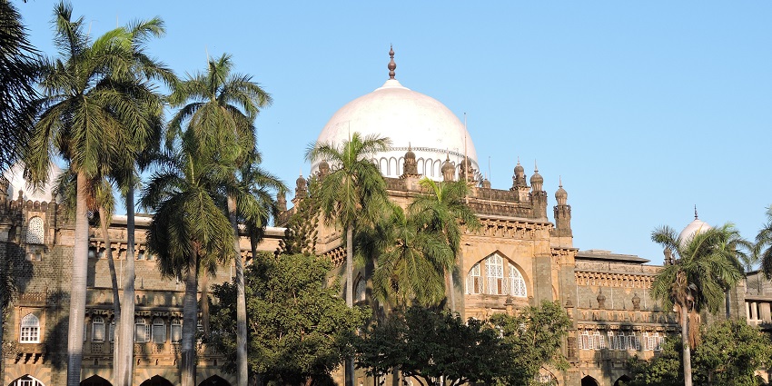 Historic museum, Mumbai with Indo-Saracenic architecture with domed roof.