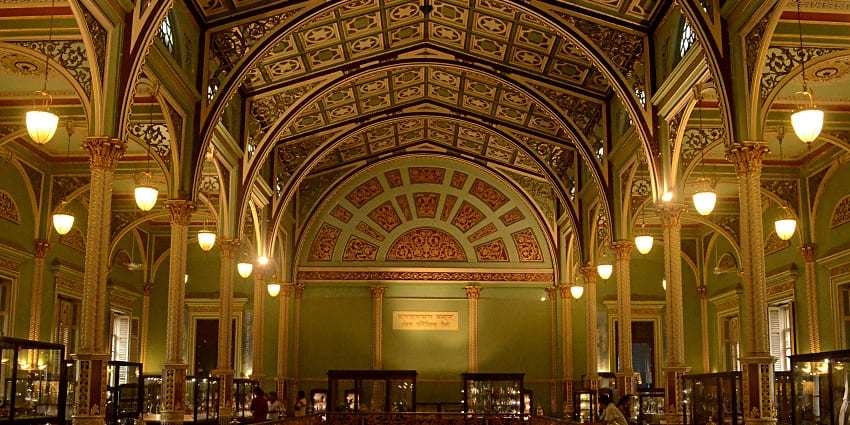 Magnificent view inside the halls of Dr. Bhau Daji Lad Museum