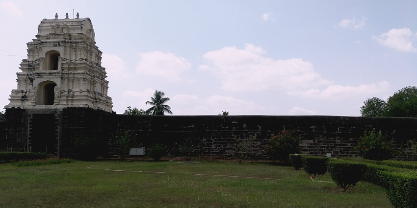 An image of the Draksharamam Temple.