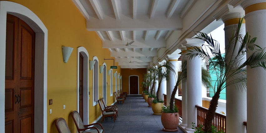 New Year party in Pondicherry with unique architecture and tranquil surroundings.