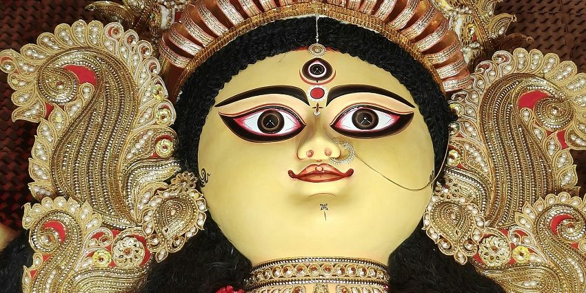 Goddess Durga temple called Durga Khoh is situated on the banks of Jhirna Nala.