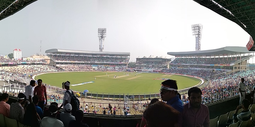 Aerial view of Eden Garden, a place to visit in South Kolkata.