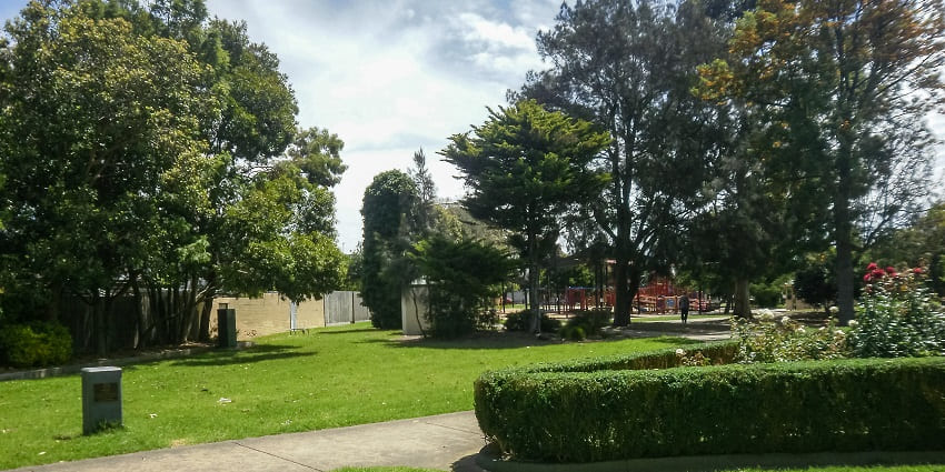 A display of dinosaurs at the children’s area in Ashiyana Park.