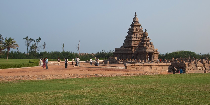 A picture of Shore Temple in Mahabalipuram, which is one of the best things to see in Chennai.