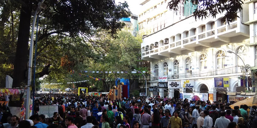 Kala Ghoda Art Space, one of the best things to do in Colaba, Mumbai's vibrant hub.