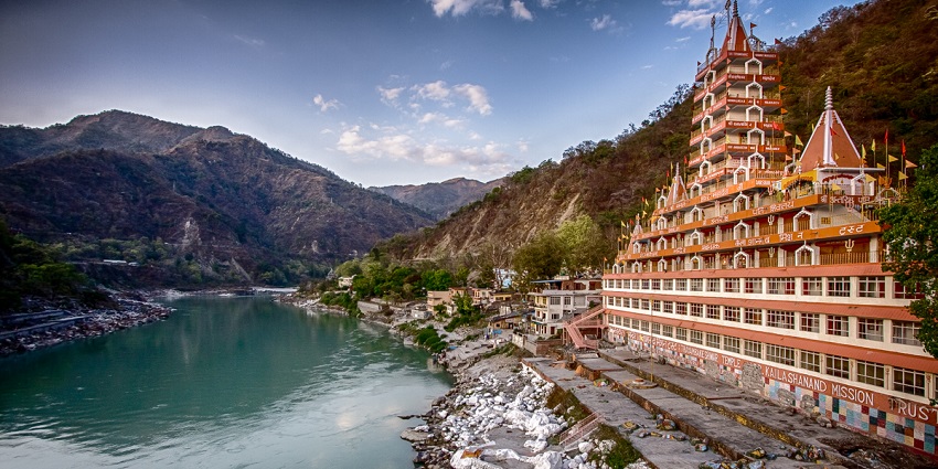Offer prayers at the magnificent temples and ashram in Rishikesh, Uttarakhand, India.