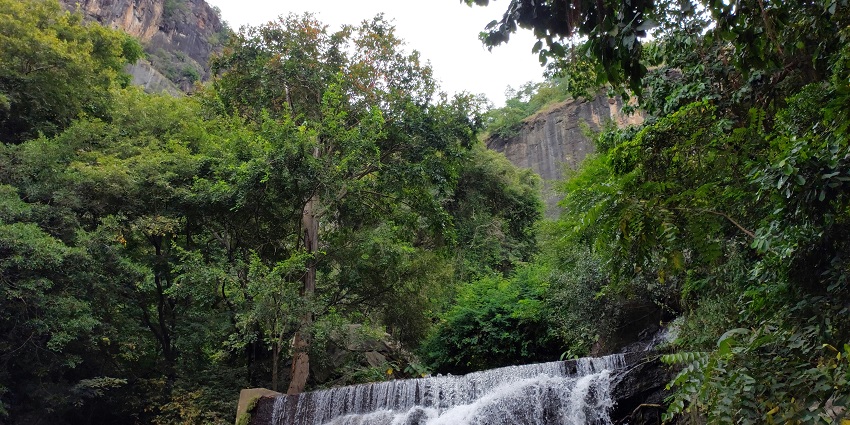 A picture of Suruli Waterfalls, that offers some of the top things to do in Theni.