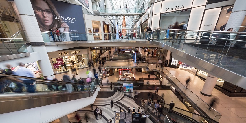 A representative picture of a mall, where you can shop some of the great things