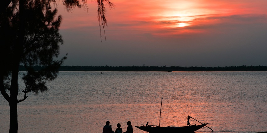 The serene river views at Falta, best among places to visit near Diamond Harbour
