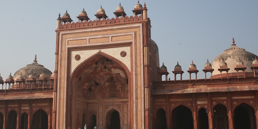 A picture of Fatehpur Sikri, a must-visit among places to visit near the Taj Mahal.
