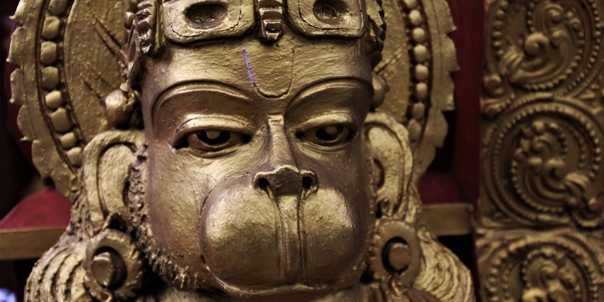 The five-faced Hanuman Temple is one of the famous places to visit in Rameshwaram.