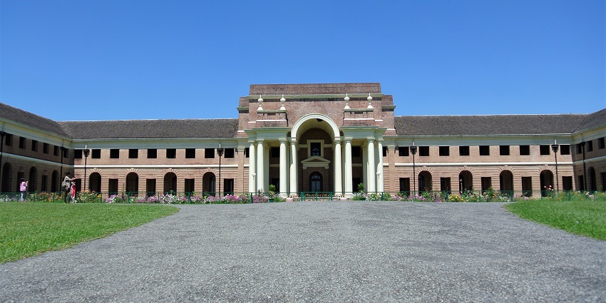 Prestigious institute showcasing forestry research and beautiful colonial architecture.