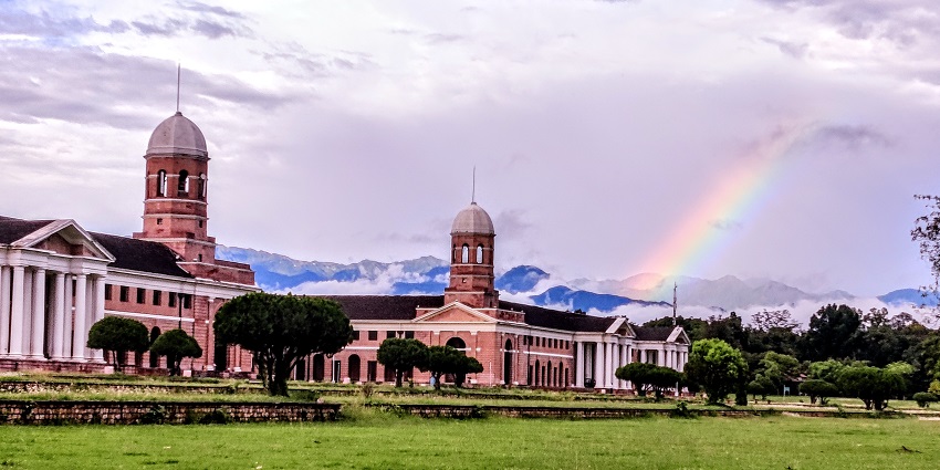The Forest Research Institute, a prominent institution near Benog Wildlife Sanctuary