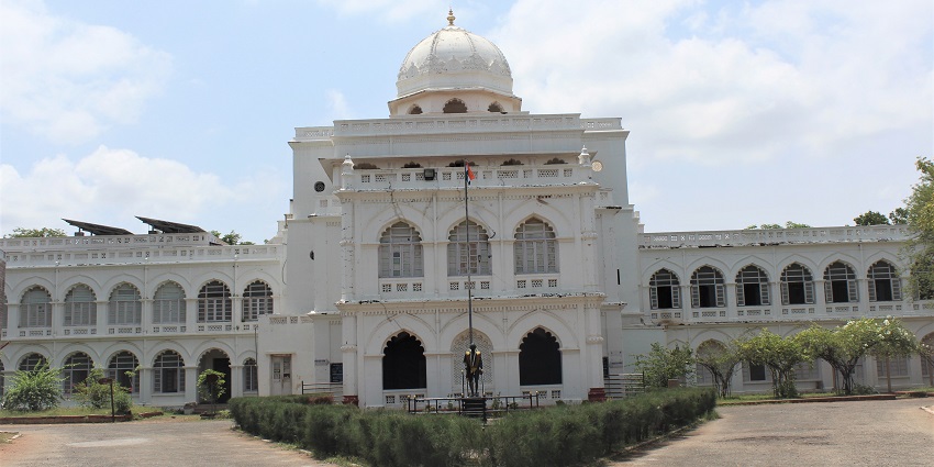 Image of the Gandhi Memorial Museum, a famous place to visit in Madurai for couples.