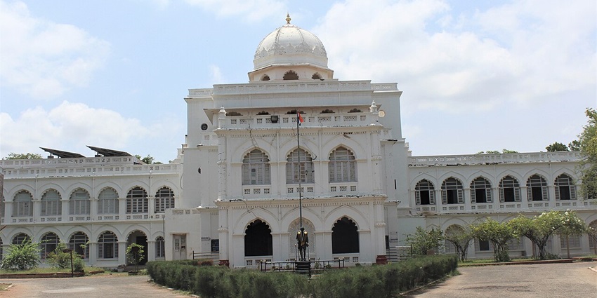 Exterior view of Gandhi Memorial Museum, one of the places to visit in Madurai.