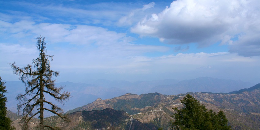 An image of Giri Sarovar, a serene lake provides a peaceful environment for visitors.