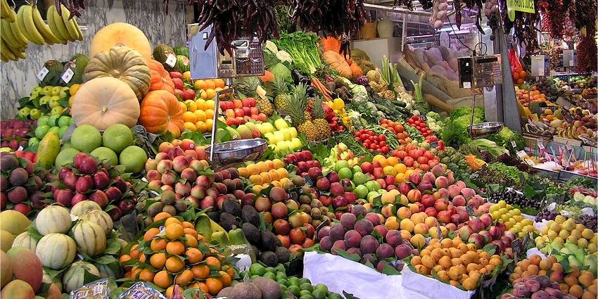 Goubert Market provides fresh produce and local goods in a bustling atmosphere.