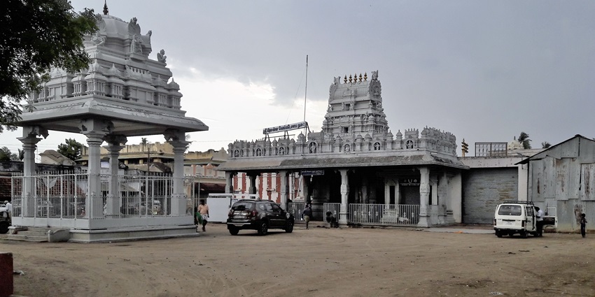 The Gunaseelam Vishnu Temple, one of the top places to visit in Trichy for couples.