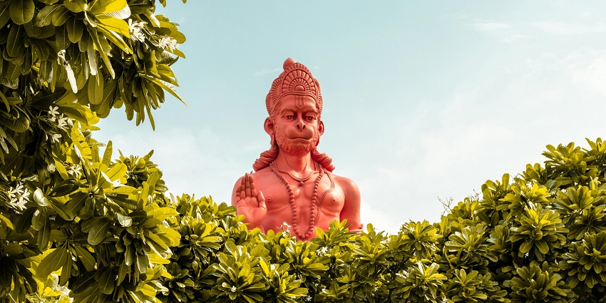 Hanuman Temple is one of the pilgrimage places near the national park in West Bengal.