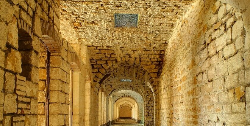 Hathras Fort, a historical museum, built during the 18th century in Uttar Pradesh.