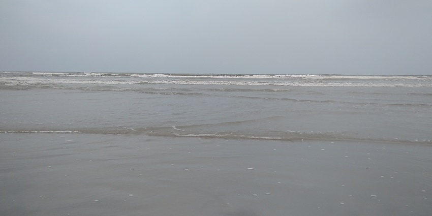 The white sand beach of Henry Island near Sundarbans National Park