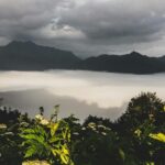 An image of scenic hill stations near Coimbatore with misty mountains and lush greenery.