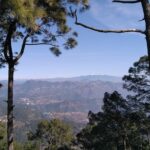 Beautiful view of sunset from the hilltop in Mukteshwar.