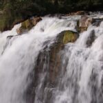 View of Hogenakkal Waterfalls, a very famous tourist attraction in Tamil Nadu