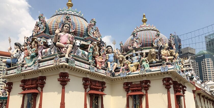 The amazing picture taken of Hosur temples by the photographer.