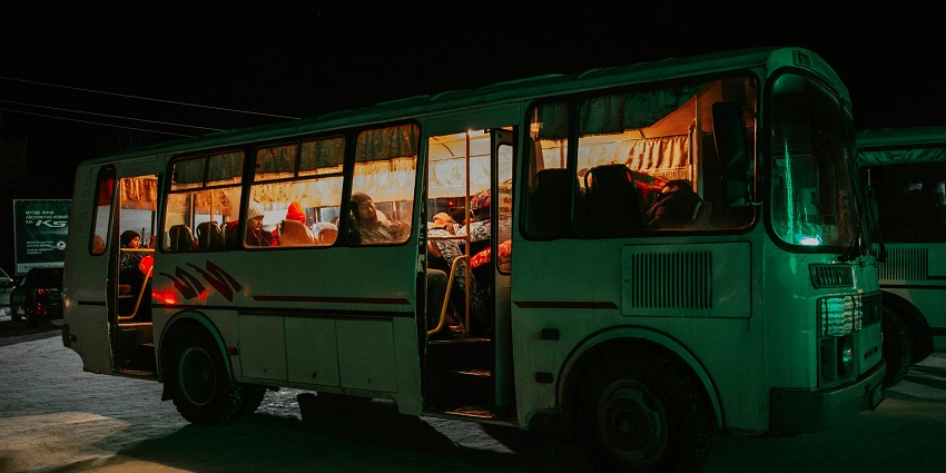 Local bus transportation available to reach the Prem Temple.