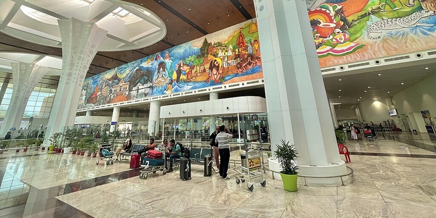Jolly Grant Airport in Dehradun to reach the main destination.