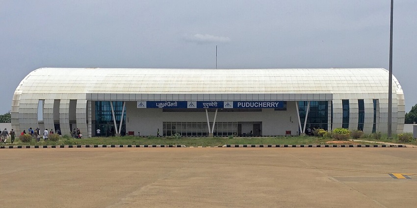 An image of Pondicherry Airport, a way to reach the sacred Periyandavar temple.