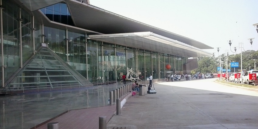 An image of Lucknow Airport, one of the ways to reach Siddeshwara Temple.