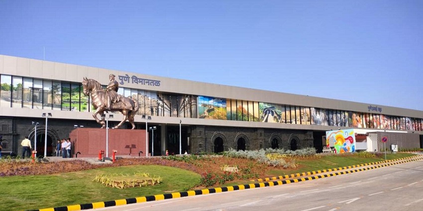 An image of Pune International Airport, the nearest airport to Erandwane Fire Museum.
