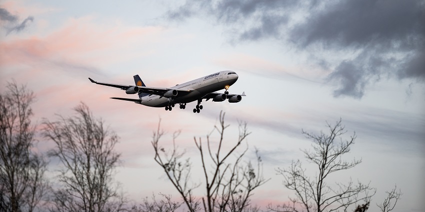An image of an aeroplane, one of the accommodation options to reach the sanctuary.