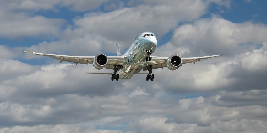 A view of an aeroplane, one of the most convenient ways to reach Uttarakhand.