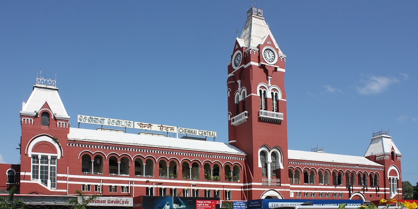 Chennai central railway station, a way to reach the city for bungee jumping