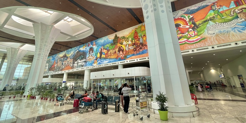 Jolly Grant Airport in Dehradun is the closest airport to the Gangotri National Park.