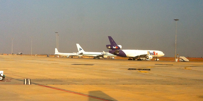 An Image showing view from Pune Airport, the nearest airport.