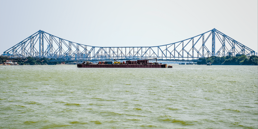 Picture of Howrah Bridge, one of the important places to visit in Howrah