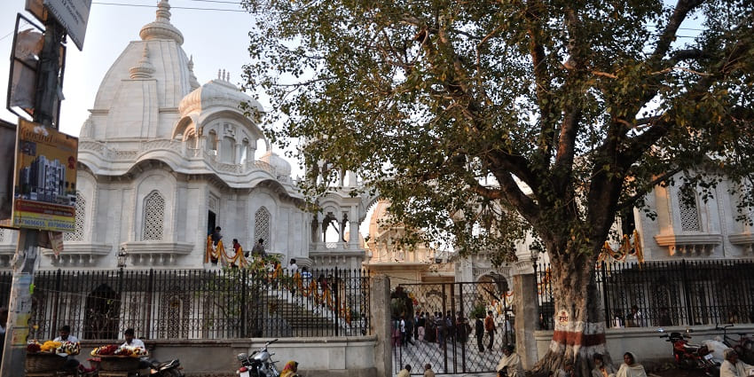 A view of a temple with ornate architecture, a popular destination near Chandrodaya Temples