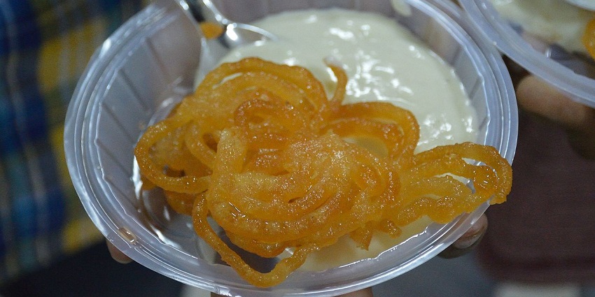 A satisfying dessert to have after a meal in Lucknow