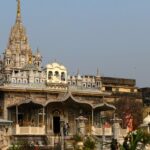 A religious heritage, one of the Jain temples in Varanasi.