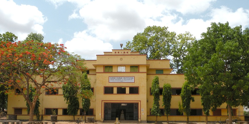 An image of an institution of Jhargram, a desired destination perched atop a hill.