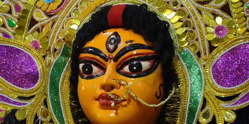 Kalikambal Temple, one of the popular Amman temples in Chennai, showcasing the idol.