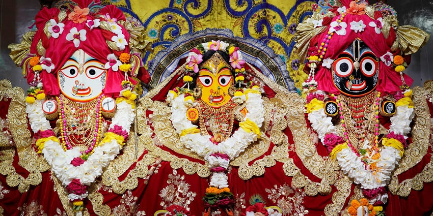 An inside view of Kalusai Mandir, one of the top temples in Haldwani in Uttarakhand.