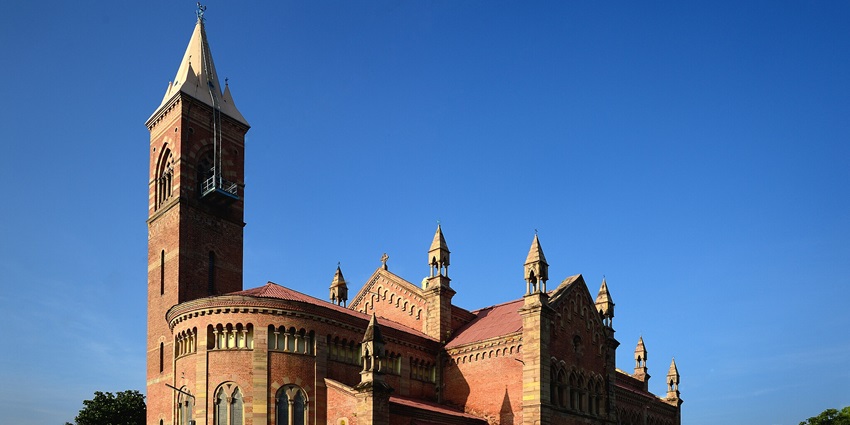 Kanpur Memorial Church, a notable tourist attraction near Khereshwar Temple