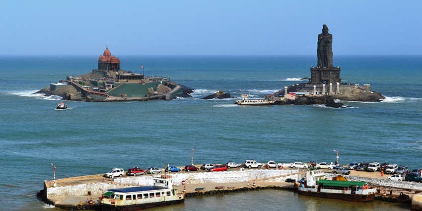 Kanyakumari is a scenic destination to explore and witness the confluence of three seas.