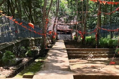 Entrance to the Kanyakumari Wildlife Sanctuary in Kanyakumari district.