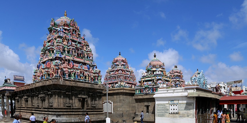 The Kapaleeshwarar Temple is a Hindu temple dedicated to the god Shiva
